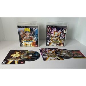 PS3 Naruta Shippuden Ultimate Ninja Storm Generations & Storm Revolution GREAT